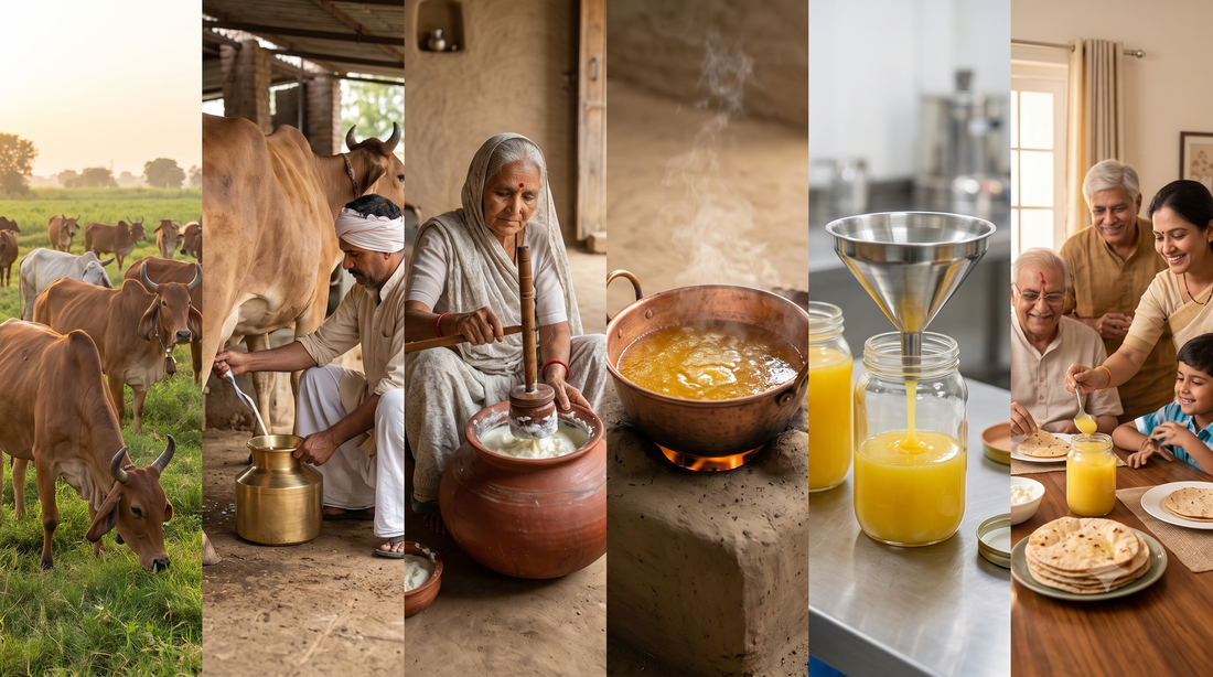 From Village to Your Kitchen: The Journey of Every Jar of Our Bilona Ghee